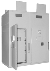 aparelhagem fechada de metal personalizada, MEG inclui interruptores e fus&iacute;veis de energia, aparelhagem revestida de metal, aparelhagem fechada de metal