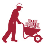 Money Wheelbarrow Icon