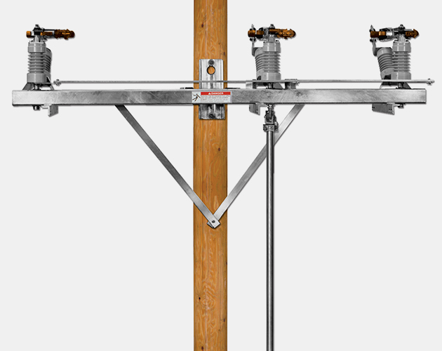 no-external-arc circuit interruption, line switching, transformer switching, cable switching, no arc interruption, Alduti-Rupter Switches - Outdoor Distribution